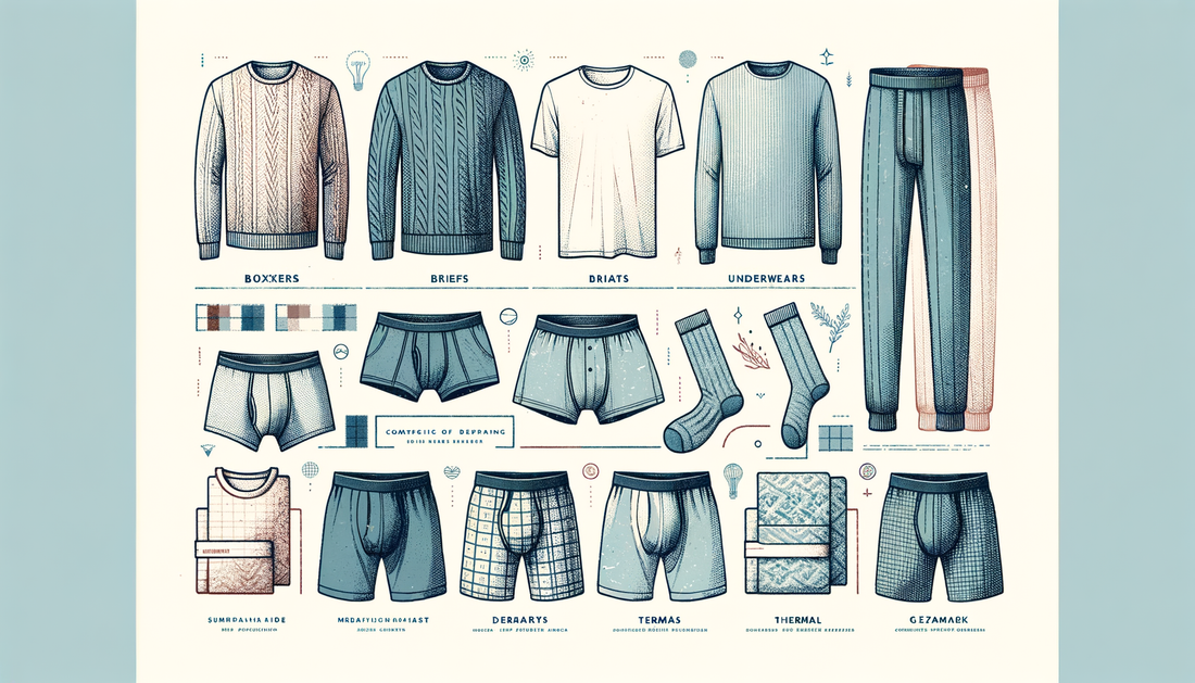 Men's Long Underwear Types: Boxers, Briefs & Beyond