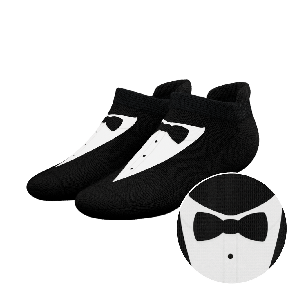 The 009 | Tuxedo Heel Hammock™ Ankle Socks - Shinesty