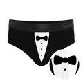 The 009 | Black Tuxedo Ball Hammock® Pouch Underwear Briefs - Shinesty