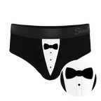 The 009 | Black Tuxedo Ball Hammock® Pouch Underwear Briefs - Shinesty