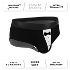 The 009 | Black Tuxedo Ball Hammock® Pouch Underwear Briefs - Shinesty