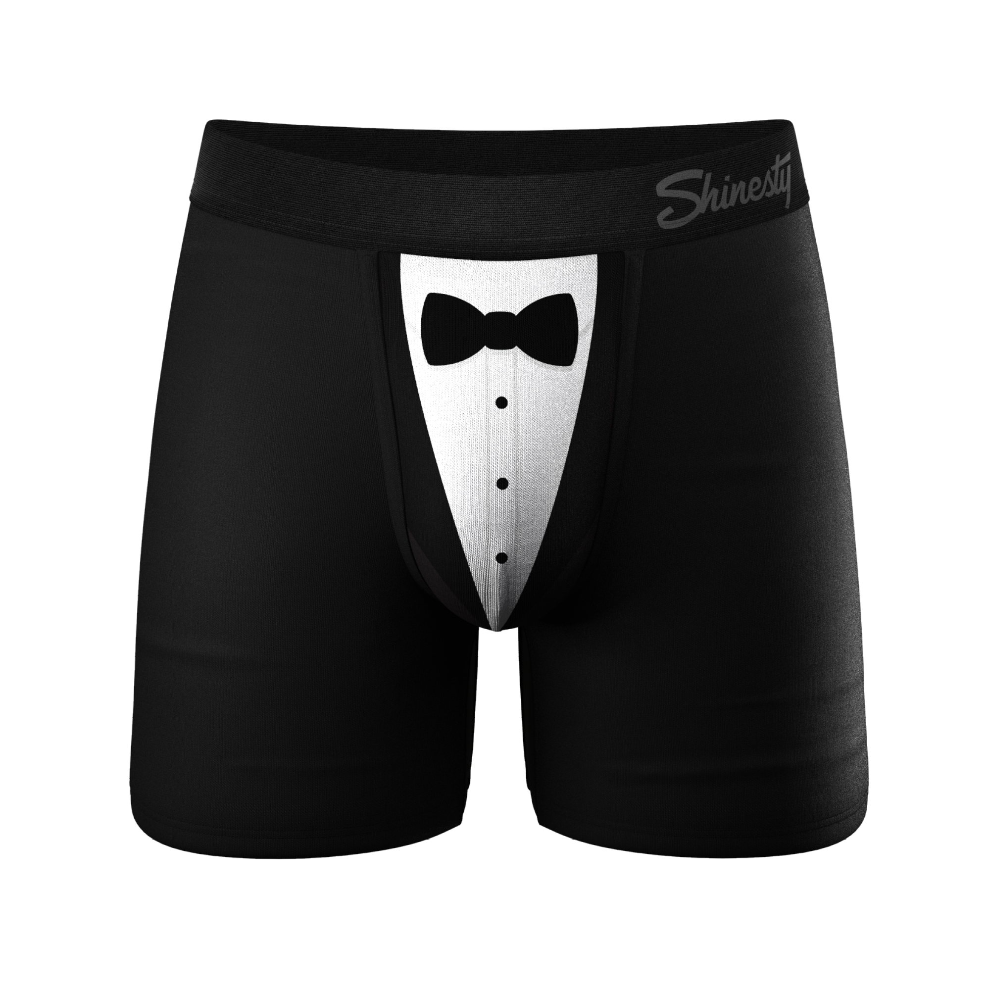 The 009 | Black Tuxedo Ball Hammock® Pouch Underwear - Shinesty