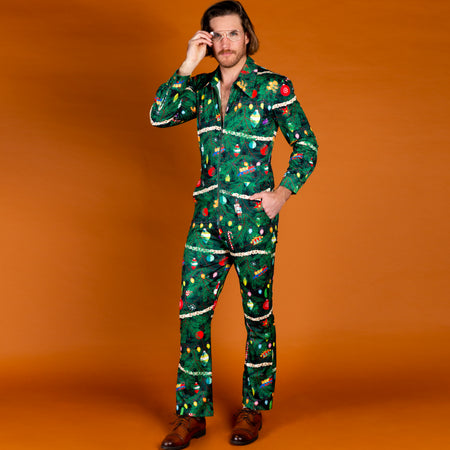 Christmas Tree Camo Christmas Tree Print Christmas Flight Suit