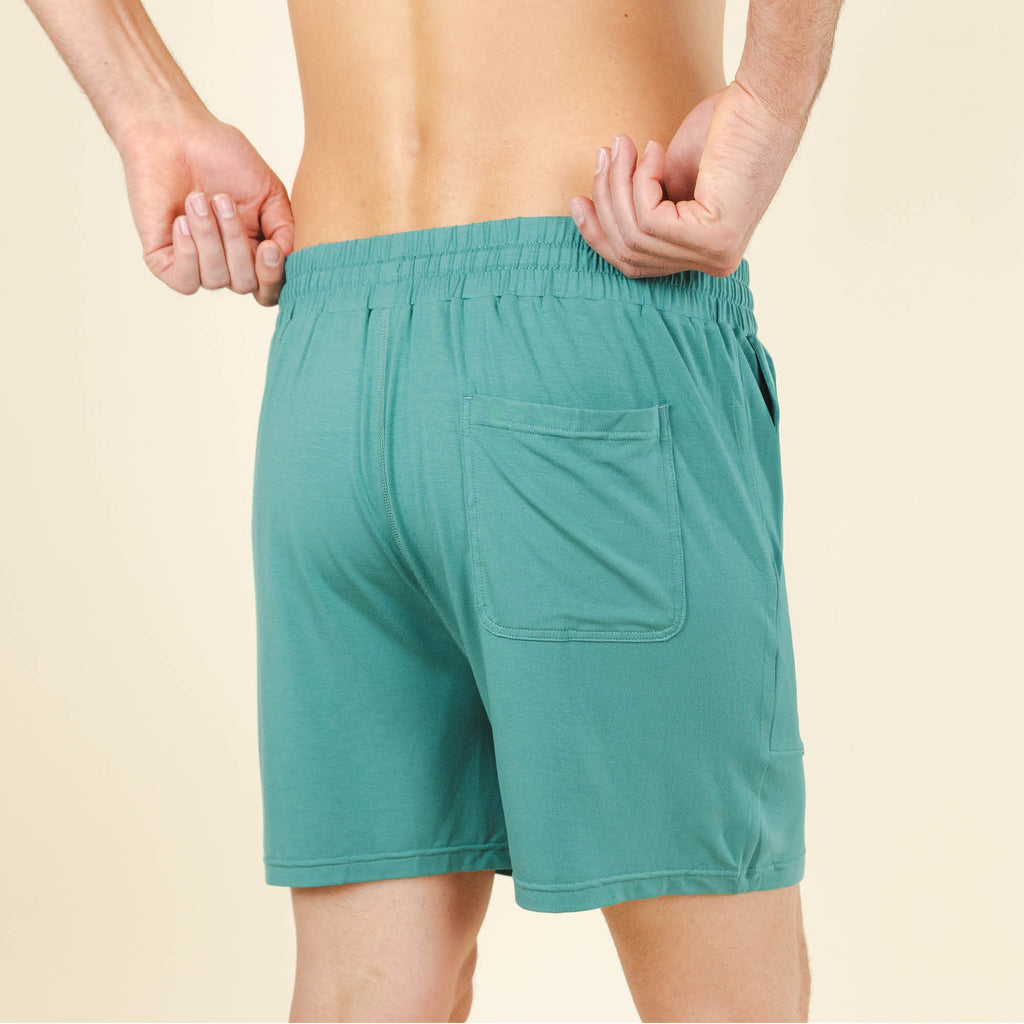 The Curacao | Teal SleepDeep™ Men’s Pajama Shorts - Shinesty