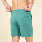 The Curacao | Teal SleepDeep™ Men’s Pajama Shorts - Shinesty