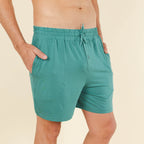 The Curacao | Teal SleepDeep™ Men’s Pajama Shorts - Shinesty
