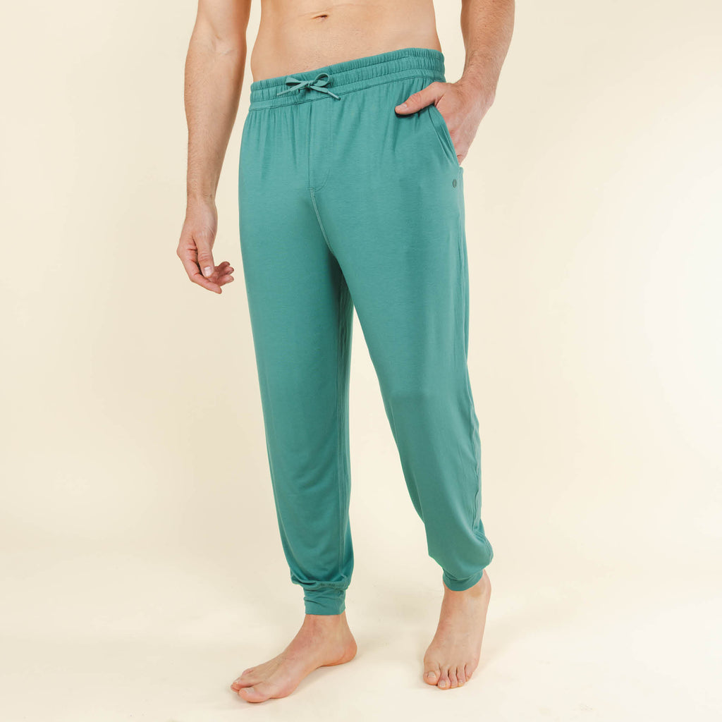 The Curacao | Teal SleepDeep™ Men’s Pajama Shirt - Shinesty
