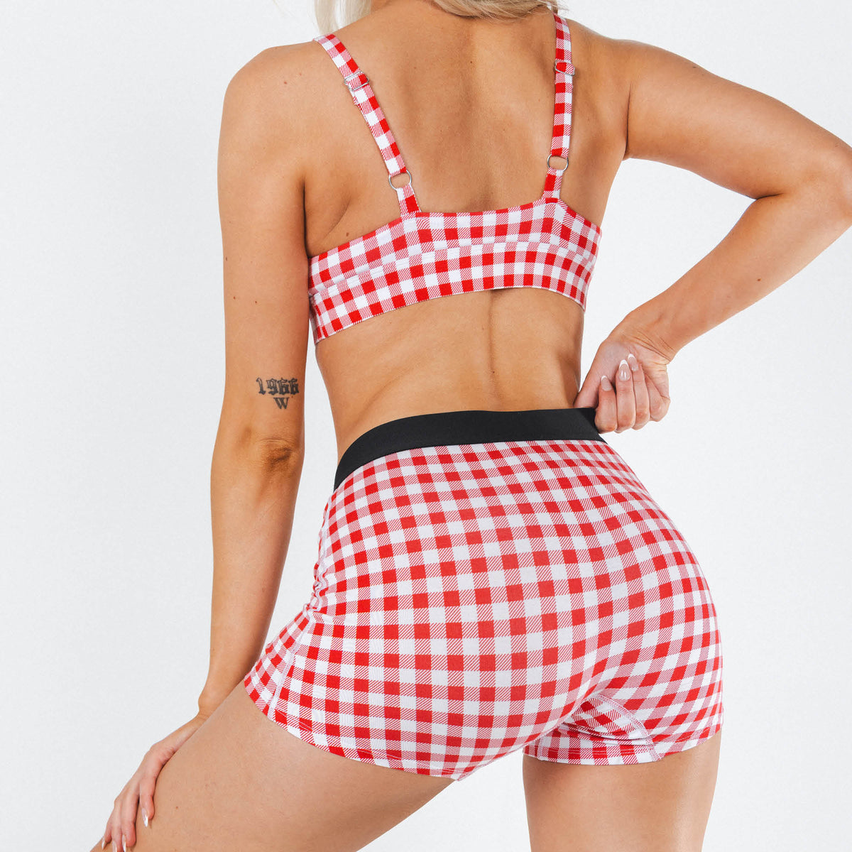 The Hot Diggity | Red Gingham Women’s Boxers - Shinesty