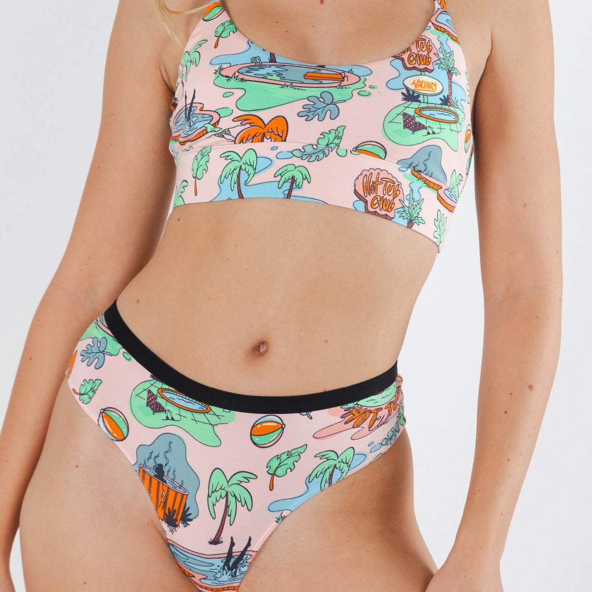 The Motel Hotel | Palm Springs Tropical Cheeky Underwear - Shinesty
