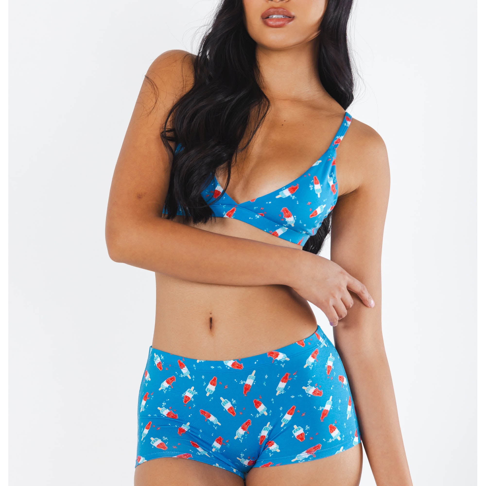 The Popsicle Stick | USA Popsicle Modal Boyshort Underwear - Shinesty