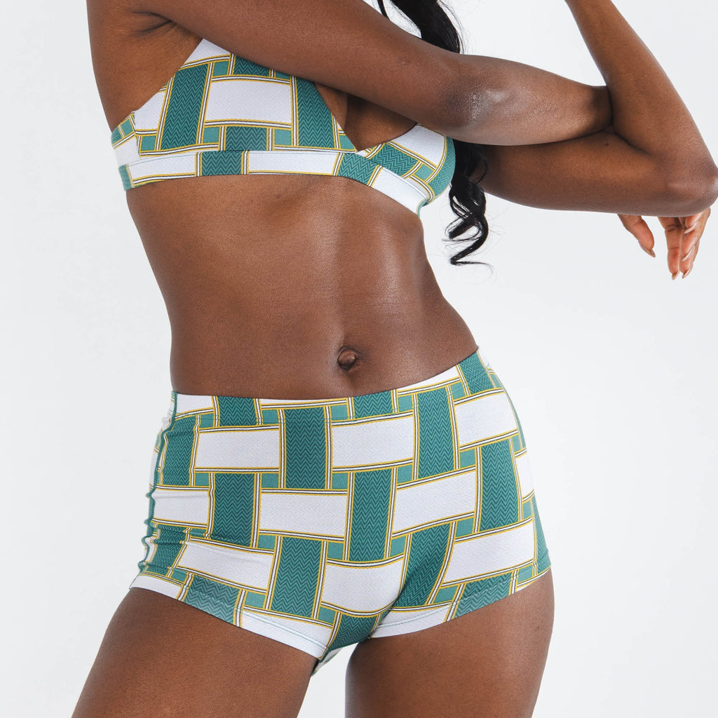 The Lawn Chair | Vintage Webbed Modal Boyshort Underwear - Shinesty