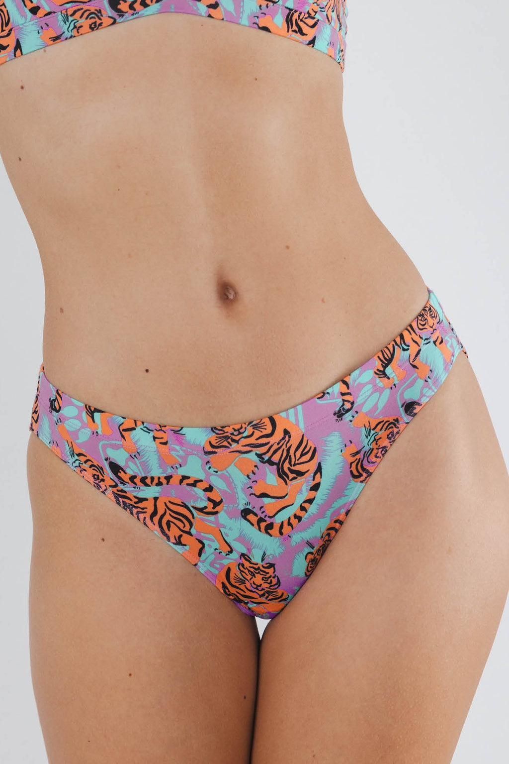 The Go Get 'Em | Abstract Tigers Modal Bikini Underwear - Shinesty