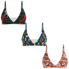 The Holiday Season | Boob Hammock™ Triangle Bralette 3 Pack - Shinesty