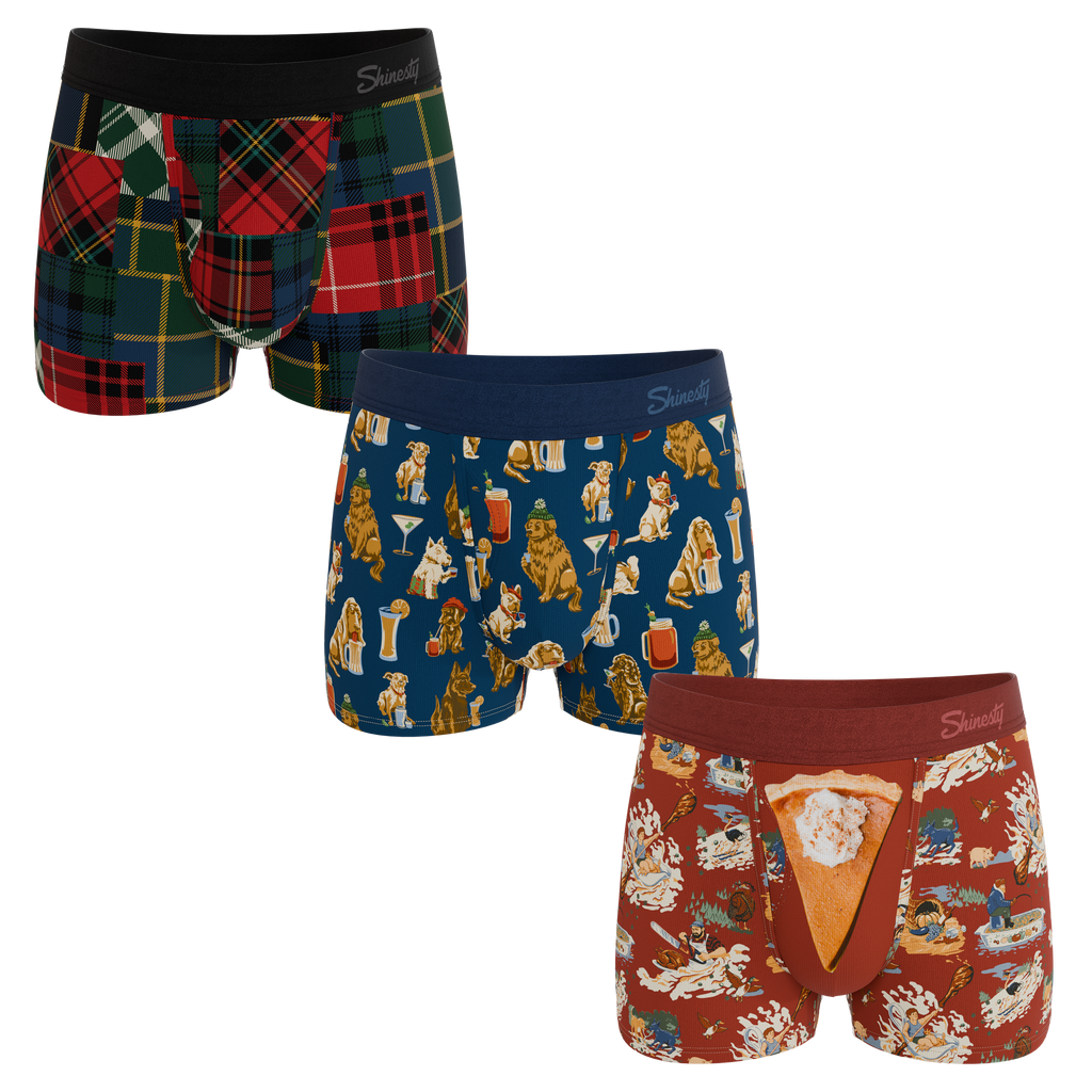 The Holiday Season | Ball Hammock® Pouch Trunks Underwear 3 Pack - Shinesty