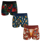 The Holiday Season | Ball Hammock® Pouch Trunks Underwear 3 Pack - Shinesty