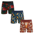 The Holiday Season | Ball Hammock® Pouch Boxer Briefs with Fly 3 Pack - Shinesty