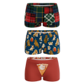 The Holiday Season | Boyshort Underwear 3 Pack