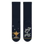 The 3 Wishbone | Dreamy Genie Lamp Heel Hammock™ Crew Socks - Shinesty