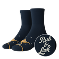 The 3 Wishbone | Dreamy Genie Lamp Heel Hammock™ Quarter Crew Socks - Shinesty