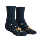 The 3 Wishbone | Dreamy Genie Lamp Heel Hammock™ Quarter Crew Socks - Shinesty