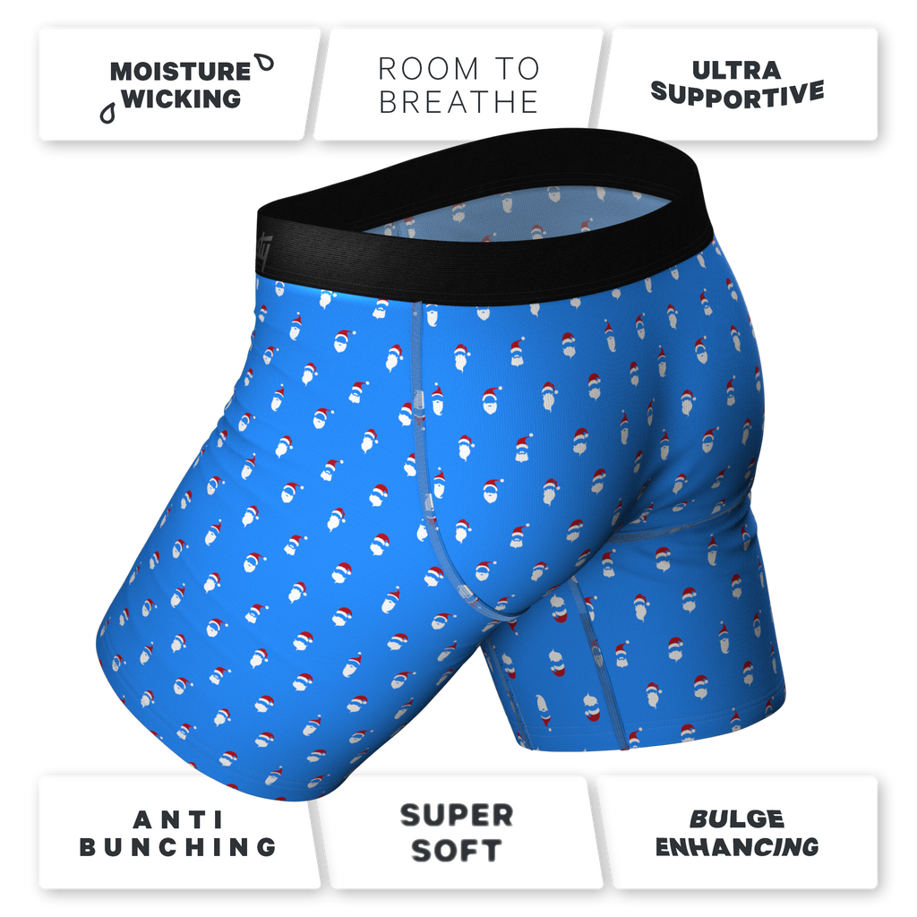 The 50 Shades Of Santa | Holiday Ball Hammock® Boxer - Long Leg - Shinesty