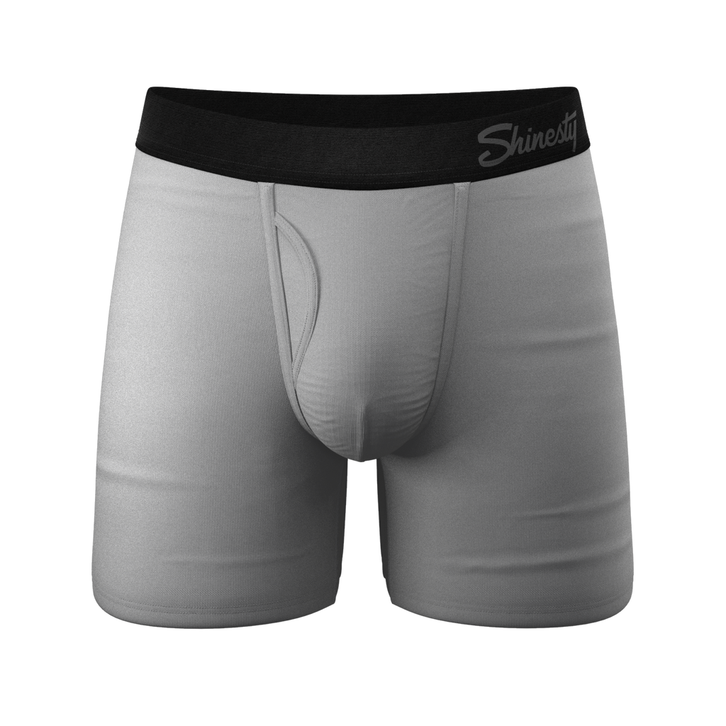The 50 Shades | Grey Ball Hammock® Pouch Underwear With Fly - Shinesty