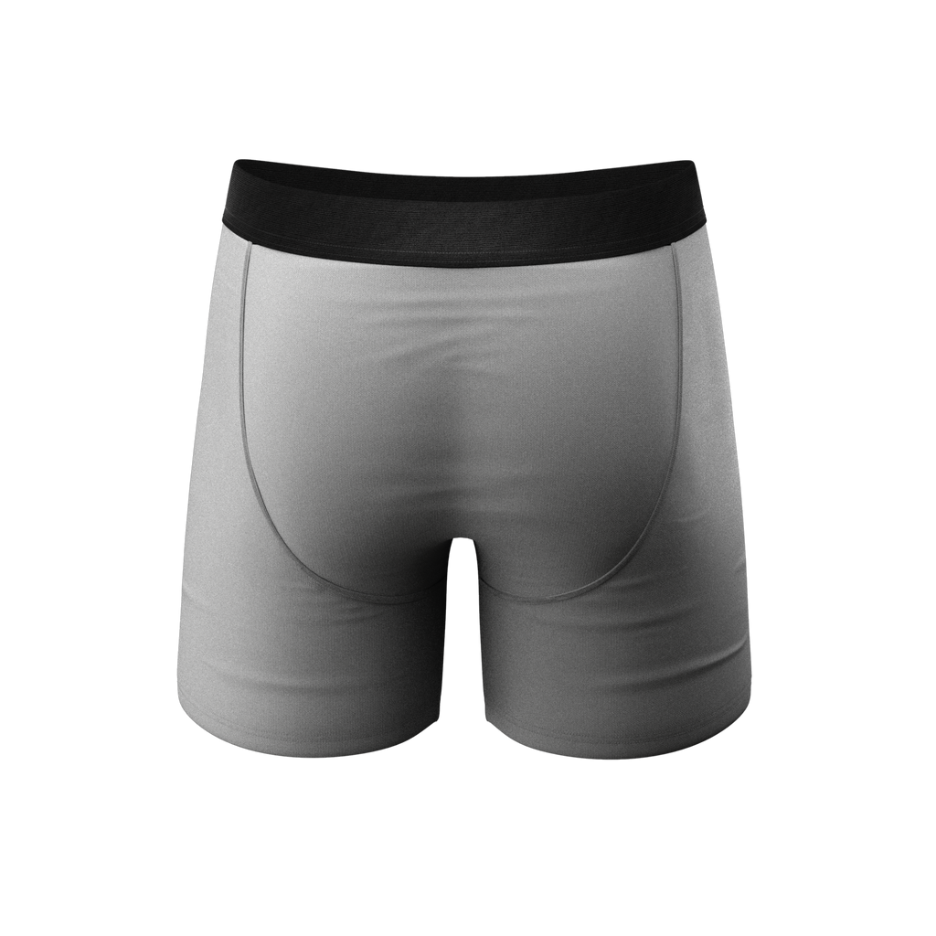 The 50 Shades | Grey Ball Hammock® Pouch Underwear With Fly - Shinesty