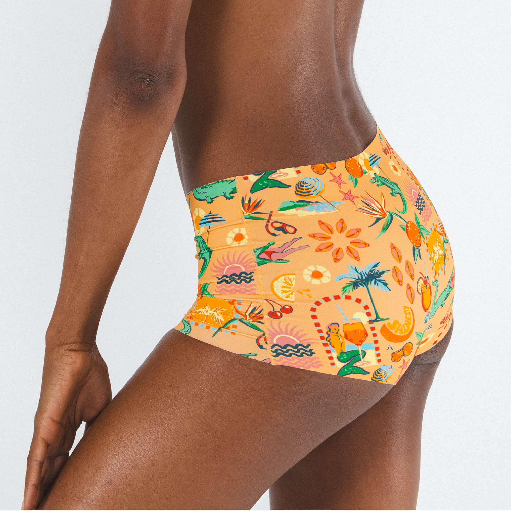 The Sunshine State | Creamsicle Summer Women’s Seamless Boyshort - Shinesty