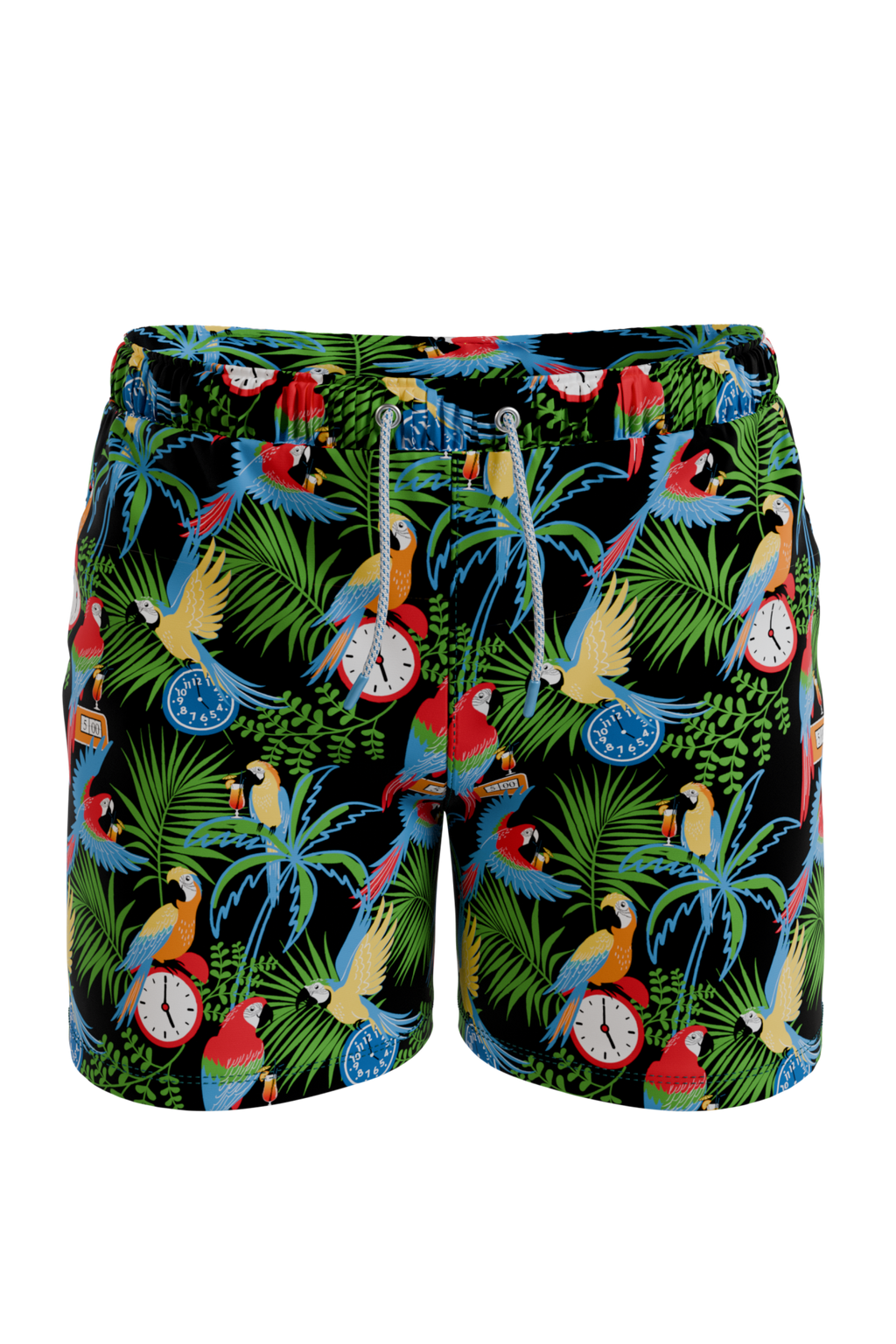 The 5 O'Clock Somewhere | Margaritaville® Ball Hammock® Pouch 8" Swim Trunks - Shinesty