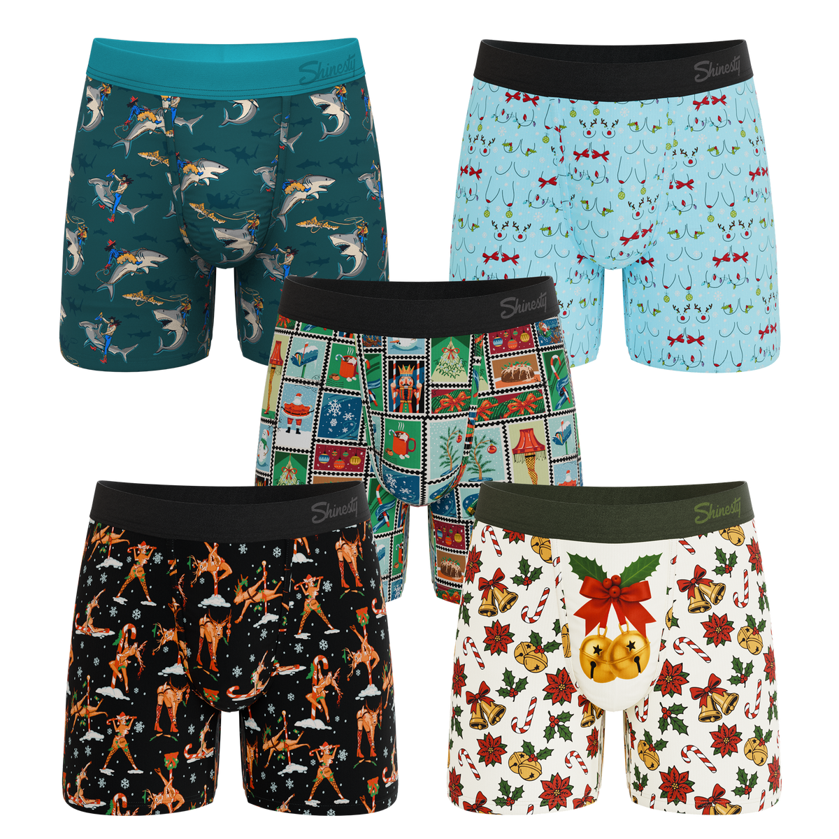 The Holiday Club | Ball Hammock® Boxer Brief 5 Pack - Shinesty