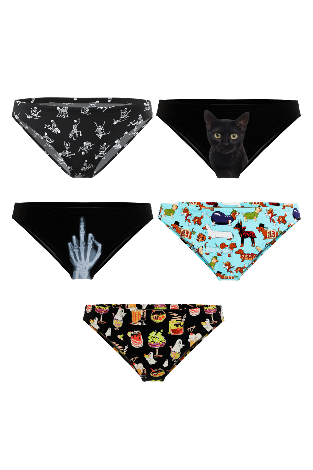 The Halloweird | Bikini Underwear 5 Pack - Shinesty