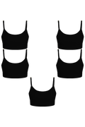 The Threat Level Midnight | Women's Boob Hammock™ Bralette 5 Pack - Shinesty
