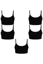 The Threat Level Midnight | Women's Boob Hammock™ Bralette 5 Pack - Shinesty