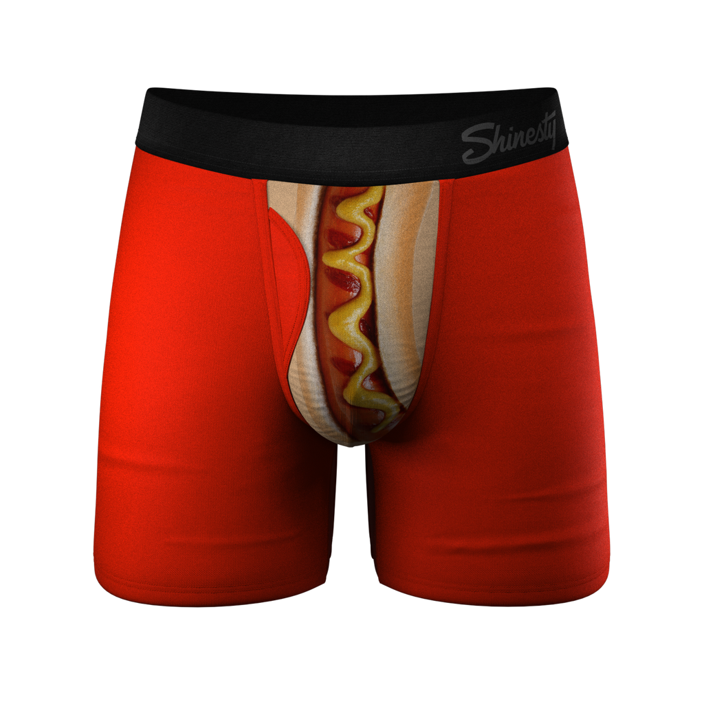 The Coney Islands | Hot Dog Ball Hammock® Pouch Underwear With Fly - Shinesty
