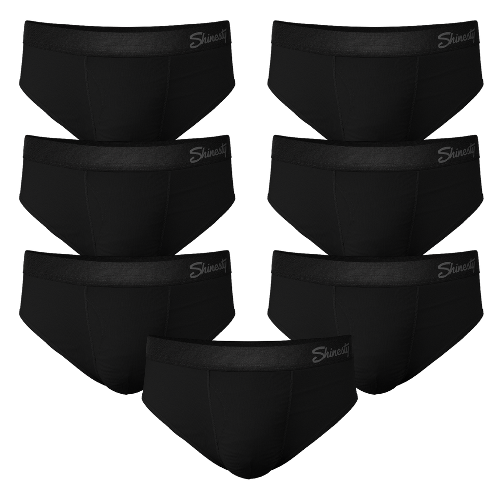 The Threat Level Midnight | Black Ball Hammock® Pouch Underwear Briefs 7 Pack - Shinesty