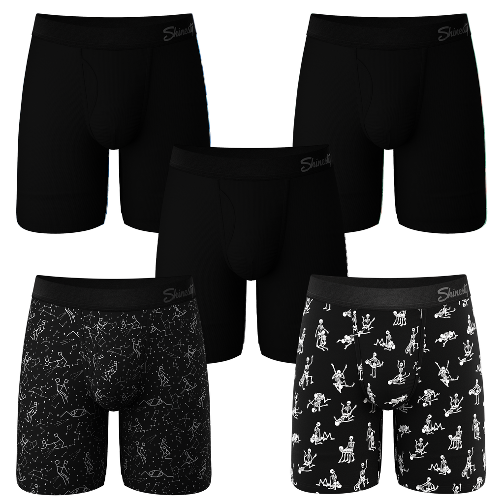 The All Time Favourite | Long Leg Ball Hammock® Pouch Underwear With Fly 5 Pack - Shinesty