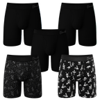 The All Time Favourite | Long Leg Ball Hammock® Pouch Underwear With Fly 5 Pack - Shinesty