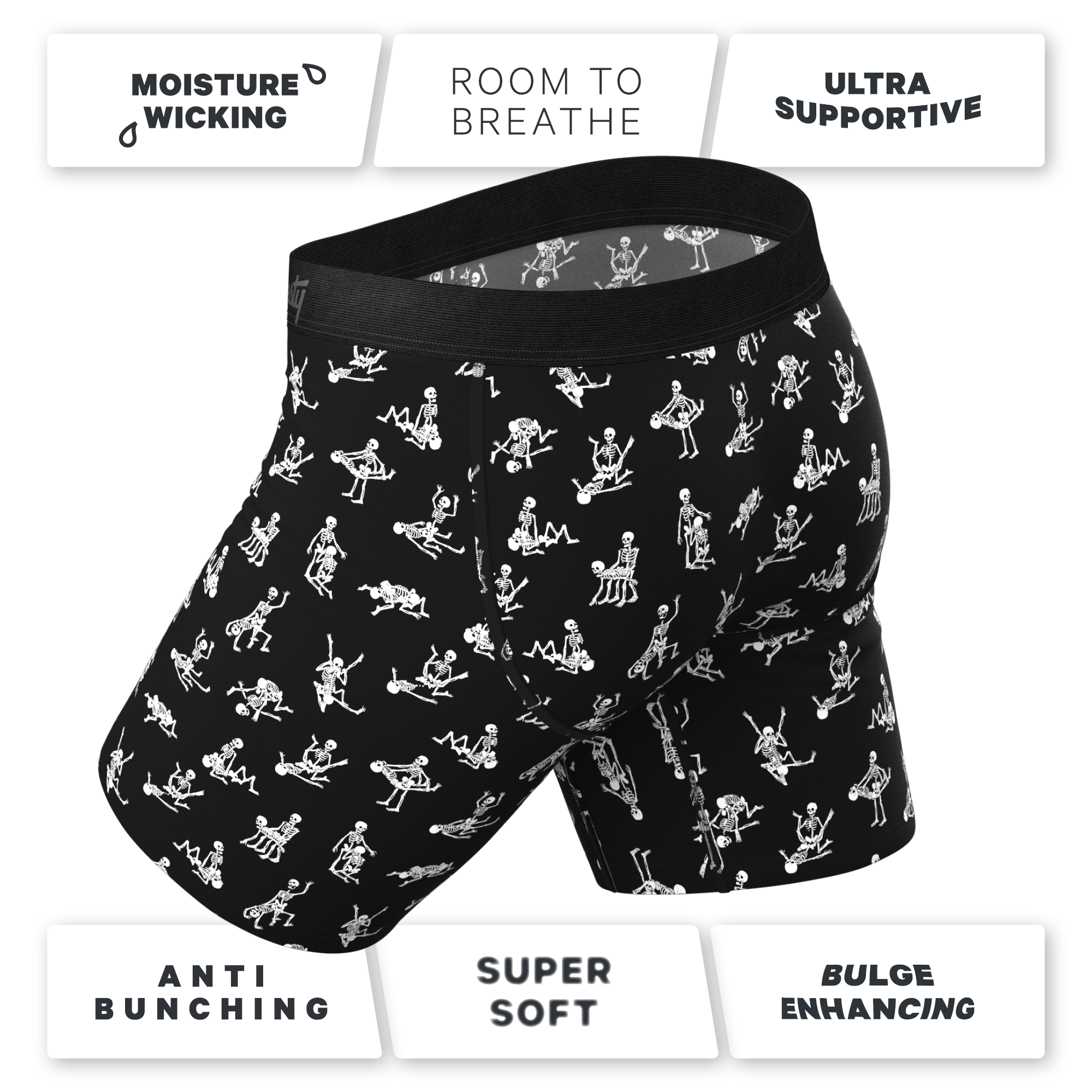 The All Time Favourite | Long Leg Ball Hammock® Pouch Underwear With Fly 5 Pack - Shinesty