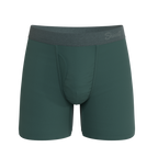 The Alloy | Dark Teal Ball Hammock® Pouch Underwear With Fly - Shinesty