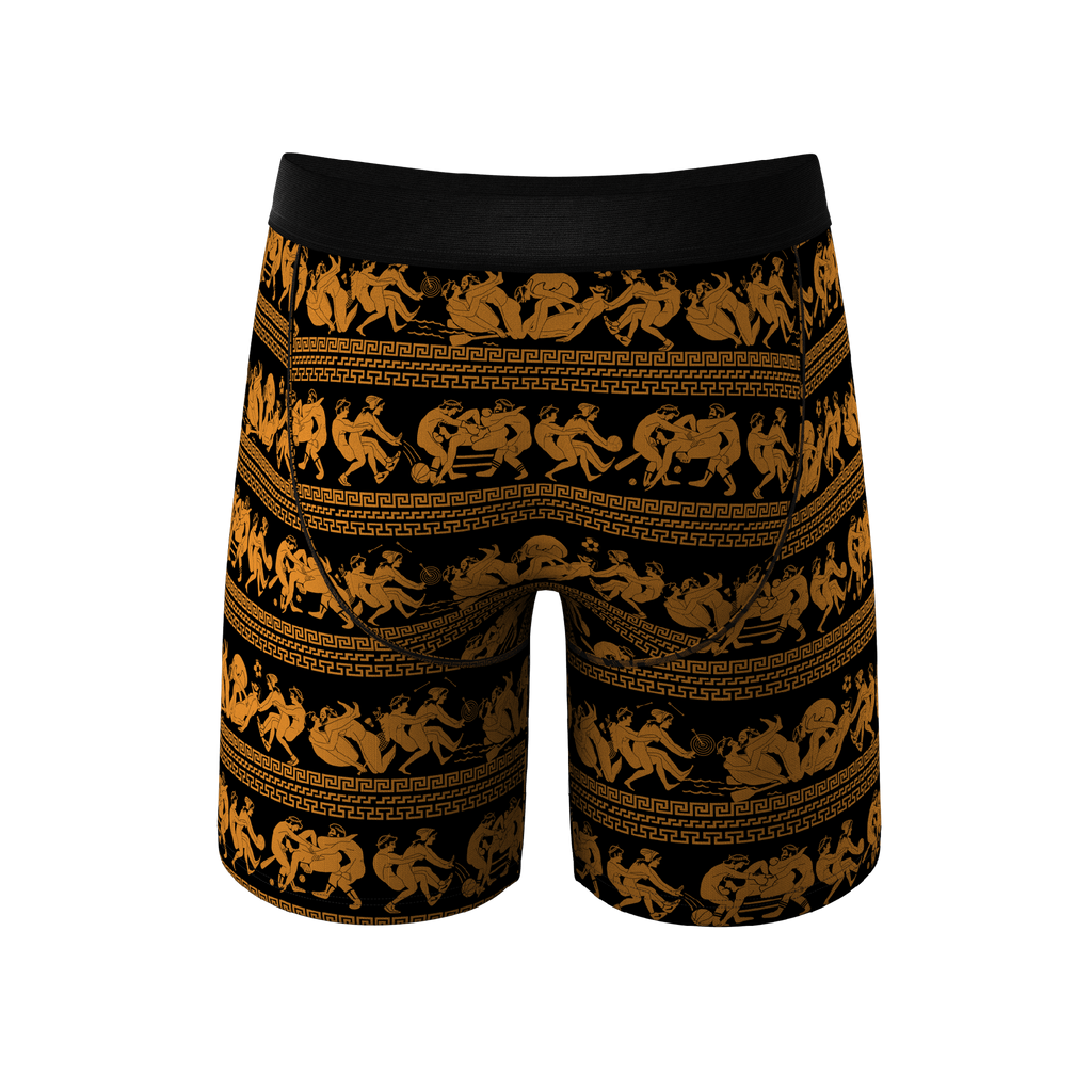 The Ancient Twister | Vase Ball Hammock® Boxer - Long Leg - Shinesty