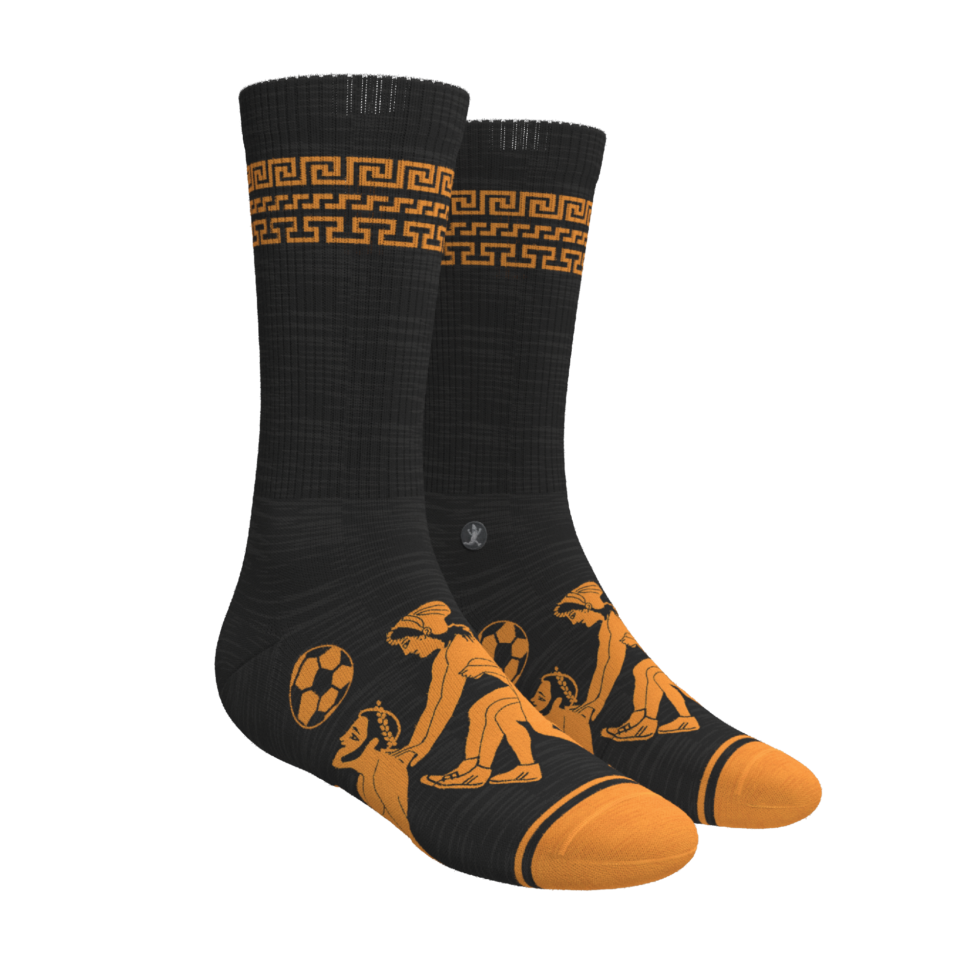 The Ancient Twister | Vase Heel Hammock™ Crew Socks - Shinesty