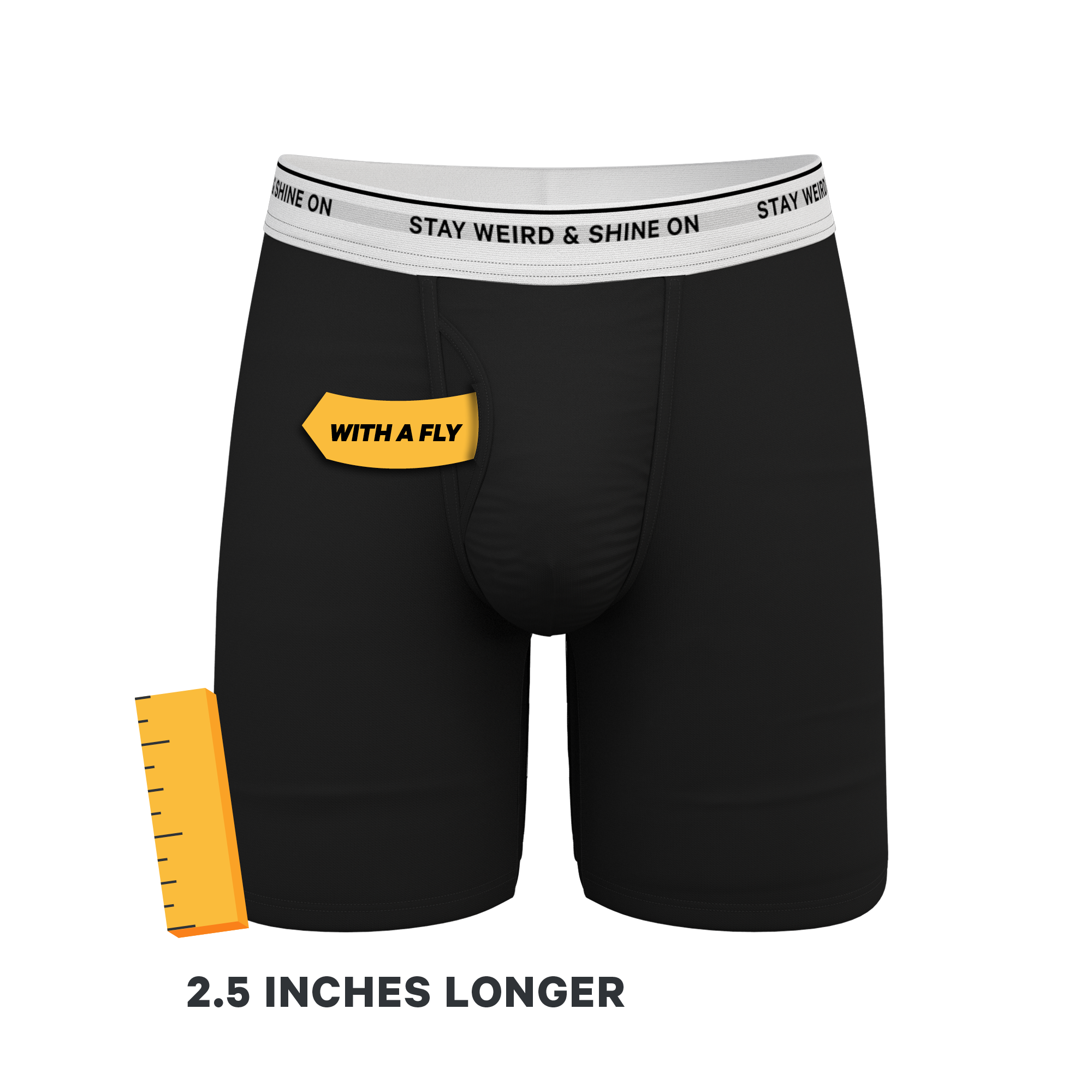 The Anthem | Black Ball Hammock® Boxer - Long Leg - Shinesty
