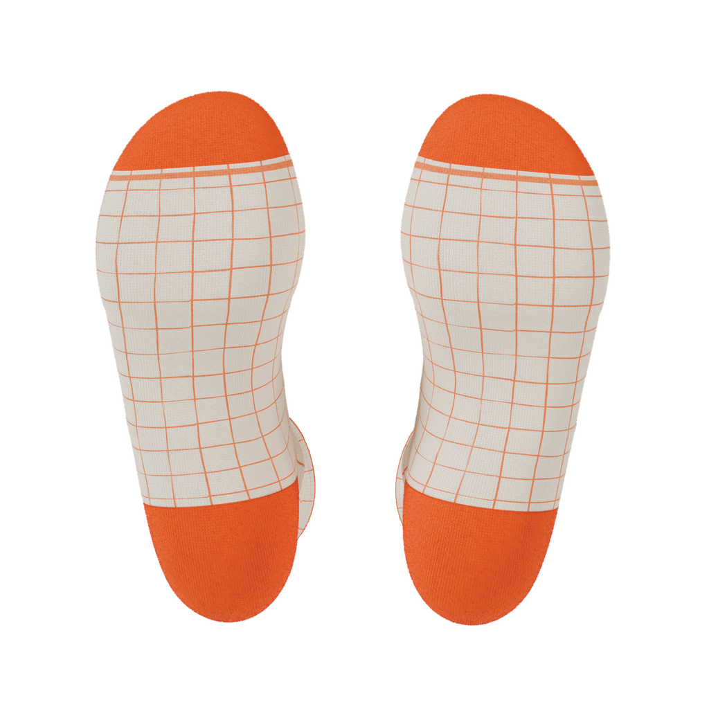 The Aperolaholic | Spritz Heel Hammock™ Quarter Crew Socks - Shinesty