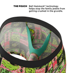 The Area 51 | Retro-Futuristic Alien Ball Hammock® Pouch Underwear With Fly - Shinesty