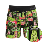 The Area 51 | Retro-Futuristic Alien Ball Hammock® Pouch Underwear With Fly - Shinesty