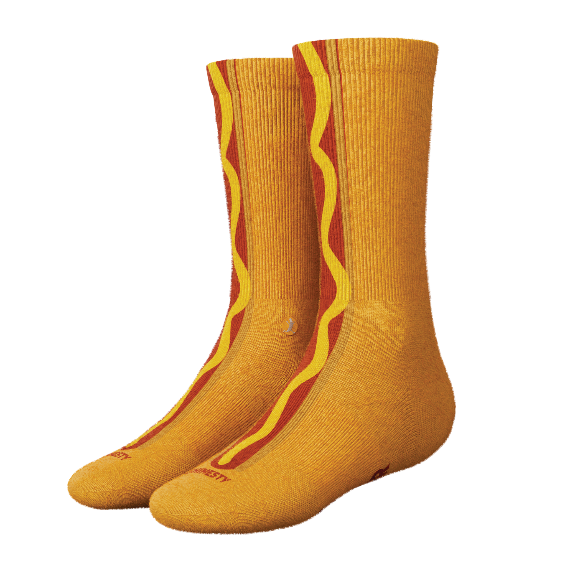 The Ask Me | Hot Dog Heel Hammock™ Crew Socks - Shinesty