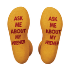 The Ask Me | Hot Dog Heel Hammock™ Crew Socks - Shinesty