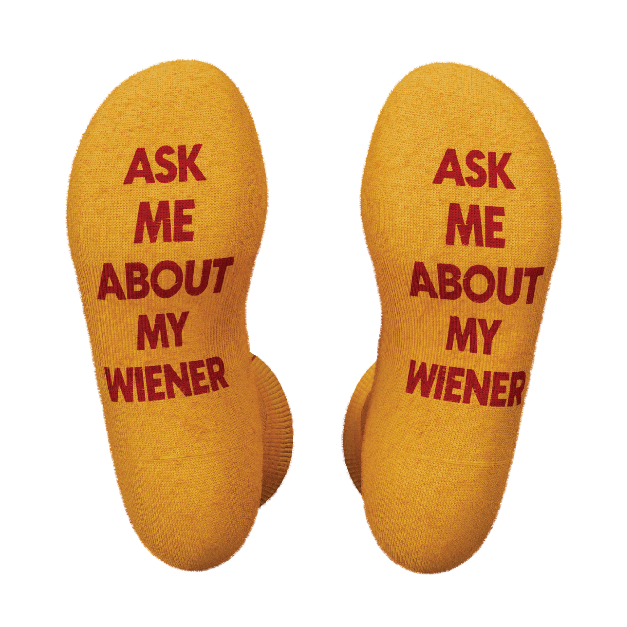 The Ask Me | Hot Dog Heel Hammock™ Crew Socks - Shinesty