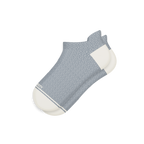 The Asteroid | Blue Marl Heel Hammock™ Ankle Socks - Shinesty