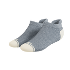 The Asteroid | Blue Marl Heel Hammock™ Ankle Socks - Shinesty